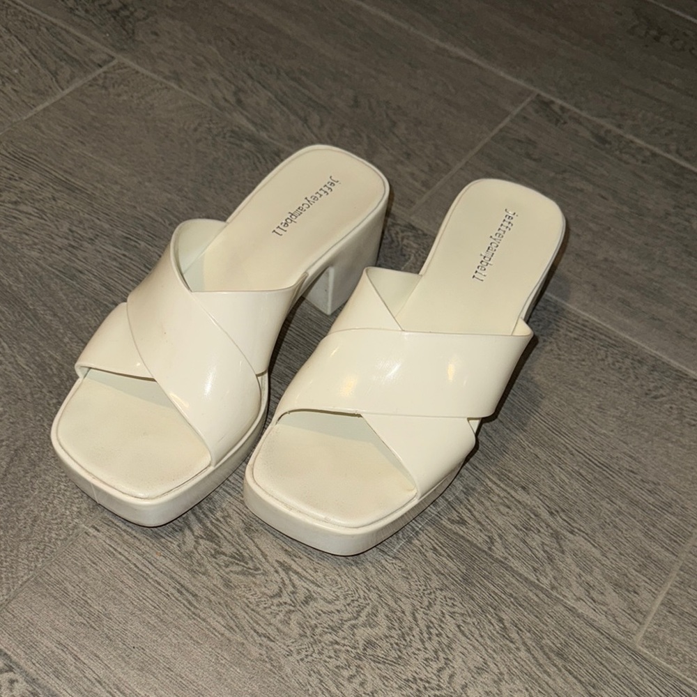 White Platform Sandals